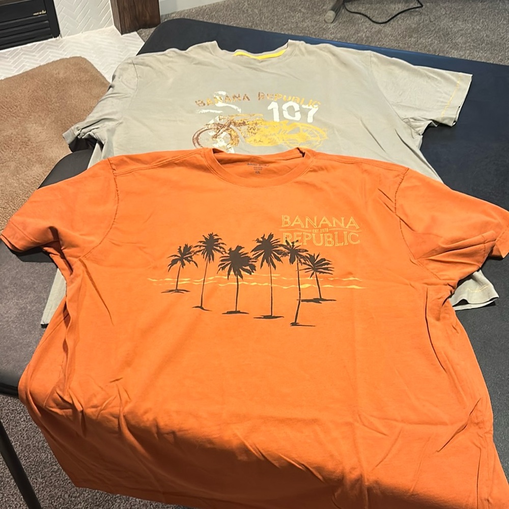 Men’s xxl banana republic tshirts